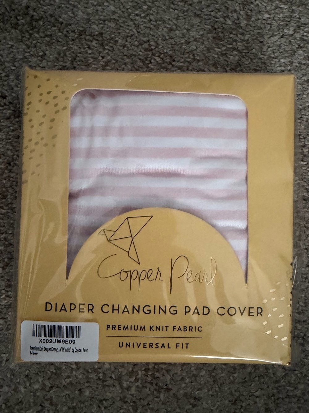 New in Box - Copper Pearl Diaper Changing Cover